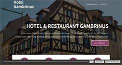 Desktop Screenshot of gambrinus-hotel.de